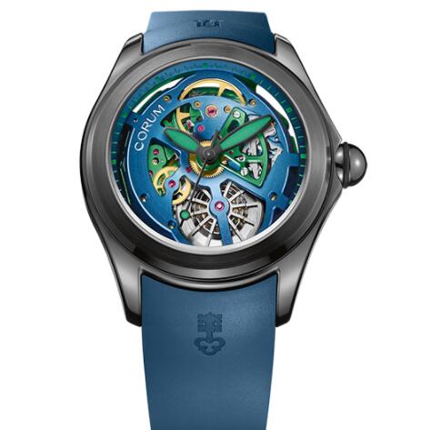 Replica Corum BUBBLE 47mm Squelette Watch L082/03165 - 082.400.98/0373 SQ14